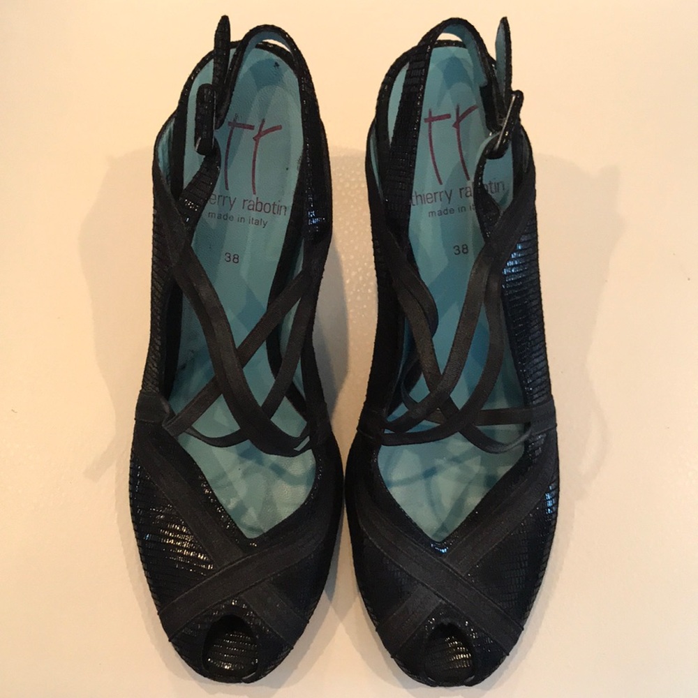 Stamped Suede Sandals